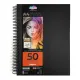 Μπλοκ zieler sketch book σπιράλ hardback mixed media a4 50 φύλλα 150gr. - Zieler