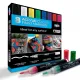 σετ ακρυλικών μαρκαδόρων zieler coloured acrylic paint markers 2.5mm 8 τεμαχίων - Zieler