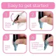 σετ ακρυλικών μαρκαδόρων zieler pastel acrylic paint markers 2.5mm 8 τεμαχίων - Zieler