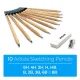 σετ ζωγραφικής σχεδίου zieler complete drawing & sketching set in a clear a3 case - Zieler