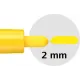 Μαρκαδόρος schneider acrylic marker 310 paint it 2mm κίτρινο - Schneider