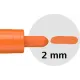 Μαρκαδόρος schneider acrylic marker 310 paint it 2mm πορτοκαλί - Schneider