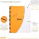 τετράδιο σπιράλ rhodia ριγέ α5 80 φύλλα 16x21cm - Rhodia
