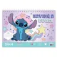 Μπλοκ ζωγραφικής lilo & stitch 23x33cm 40 φύλλα - Diakakis