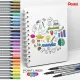 Μαρκαδόρος pentel pointliner s40 0.4mm fine fuchsia - Pentel
