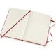 σημειωματάριο moleskine 11.5x18cm red hard squared - Moleskine