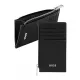Καρτοθήκη δερμάτινη hugo boss zip classic grained black - Hugo boss
