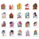 παιχνίδη μνήμης ludattica play memo houses ludattica 40τεμ. 3+ - Ludaticca