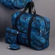 τσάντα cedon easy travel bag philodendron blue - Cedon