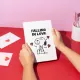 τετράδιο με υφή βελούδου erik α5 96 φύλλα snoopy falling in love - Erik