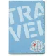 Θήκη διαβατηρίου travel kikkerland μπλε - Kikkerland