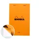 Μπλοκ rhodia orange 11x17cm ριγέ 80 φύλλα - Rhodia