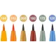 Μαρκαδόροι faber castell pitt harvest σετ 6 τεμάχια - Faber castell