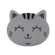 Mouse pad i-total grey cat 25x21.5cm - I-total
