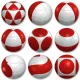 σπαζοκεφαλιά marusenko sphere level 1 άσπρο-κόκκινο 6+ - Marusenko