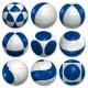 σπαζοκεφαλιά marusenko sphere level 1 μπλε-άσπρο 6+ - Marusenko