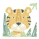 Κατασκευή diamond dotz woodland tiger with frame 8+ - Diamond dotz