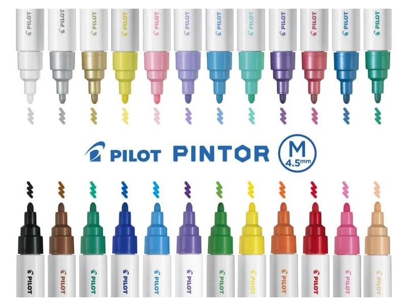 Μαρκαδόρος pilot pintor medium 1.4mm metallic blue - Pilot
