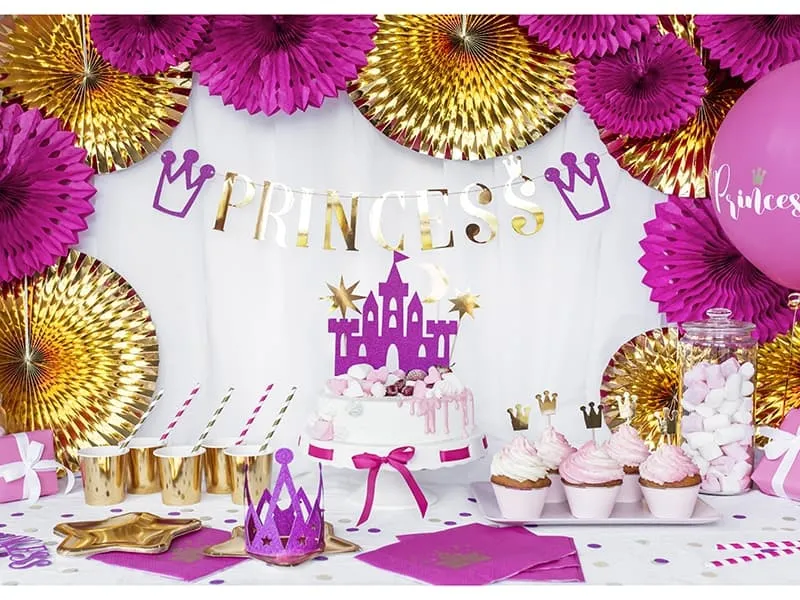 χάρτινες ροζέτες - decorative rosettes metallic gold - Deco