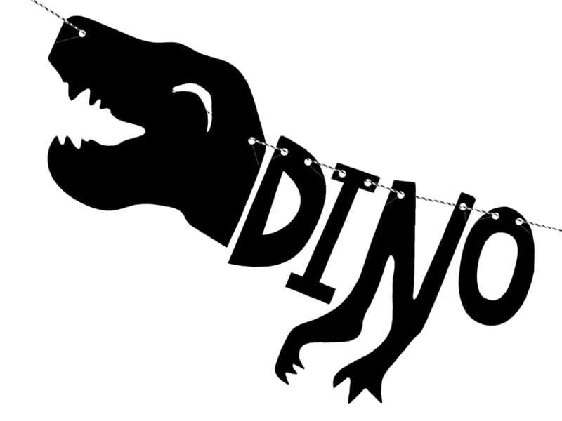 Γιρλάντα diy dynoparty - Deco