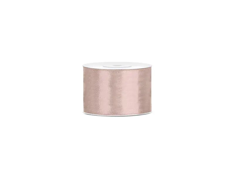 Κορδέλα σατέν beige pink 50mm 25m - Deco