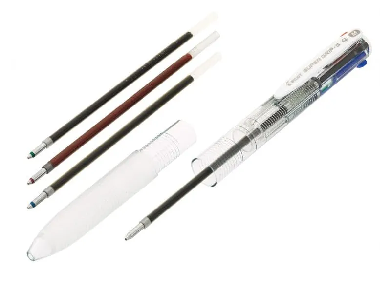 στυλό pilot supergrip g4 4 χρώματα μαύρο - Pilot