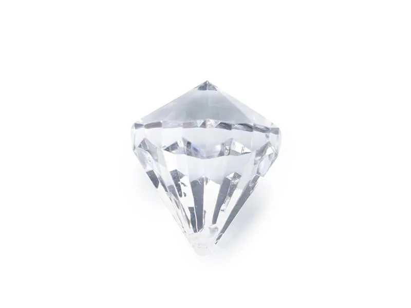 Κρυσταλάκια crystal pendants diamonds 31x37mm 5 τεμάχια - Deco