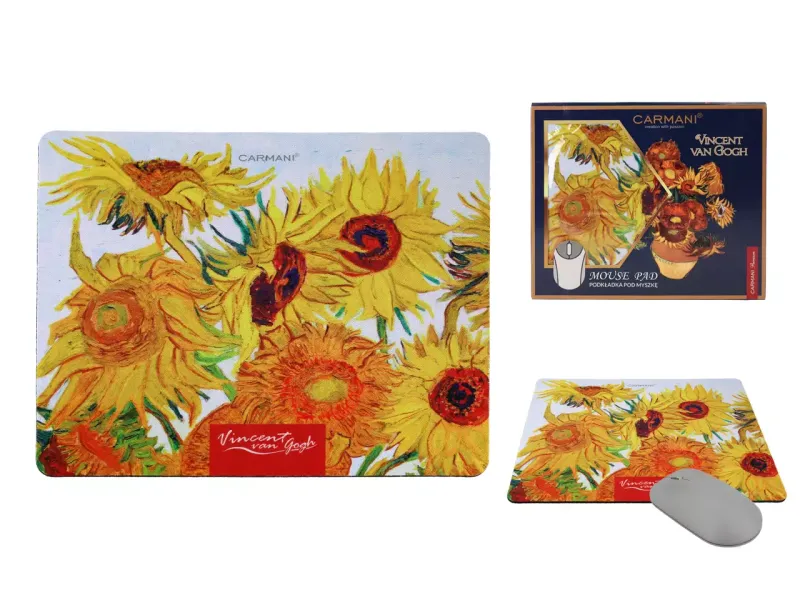 Mouse pad carmani van gogh sunflowers 20x24cm - Carmani