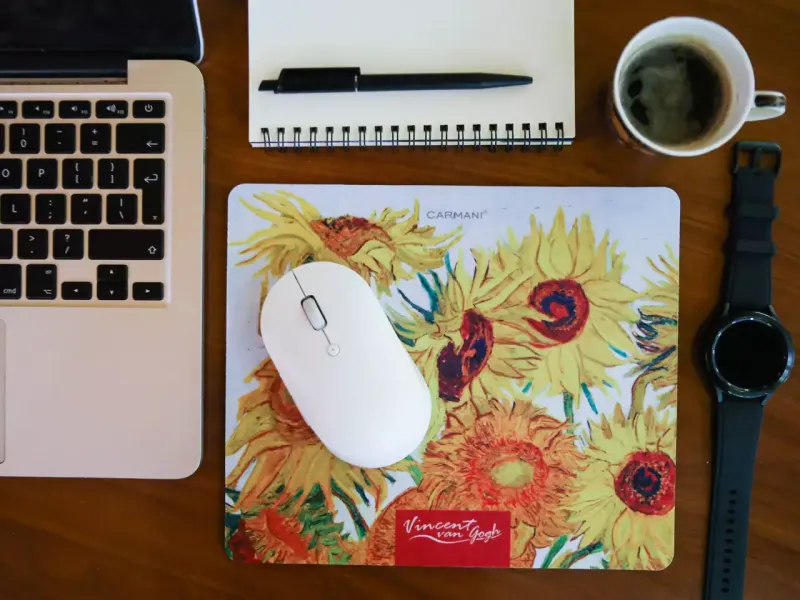 Mouse pad carmani van gogh sunflowers 20x24cm - Carmani
