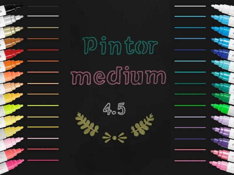 σετ ακρυλικών μαρκαδόρων pilot pintor cool colours medium 10 τεμαχίων - Pilot