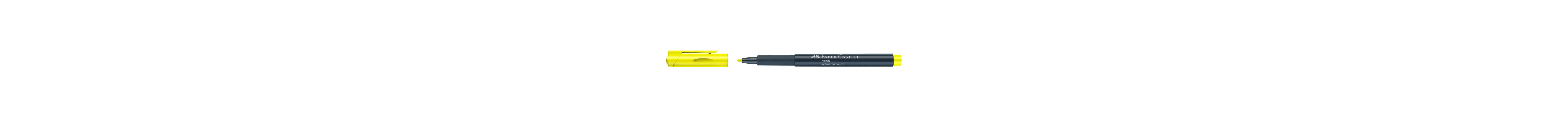 Μαρκαδόρος faber castell neon yellow me happy - Faber castell