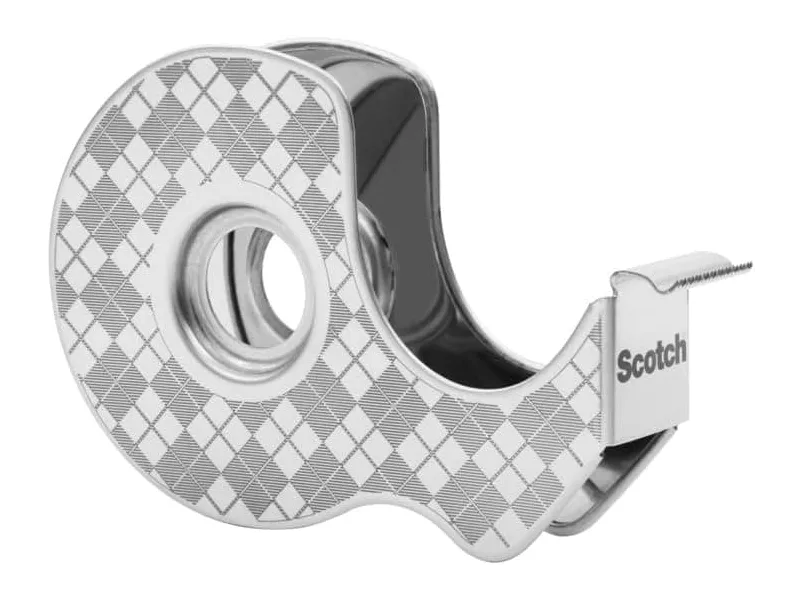 Βάση σελοτέιπ scotch μεταλλική με 2 σελοτέιπ magic - 3m