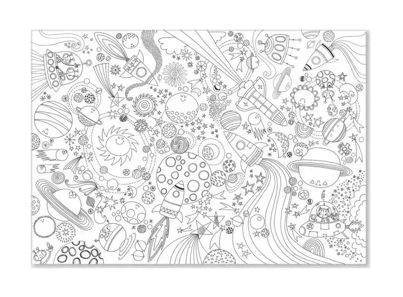 Αφίσα ζωγραφικής r.e.d 70x100cm to the moon - Rachel hellen