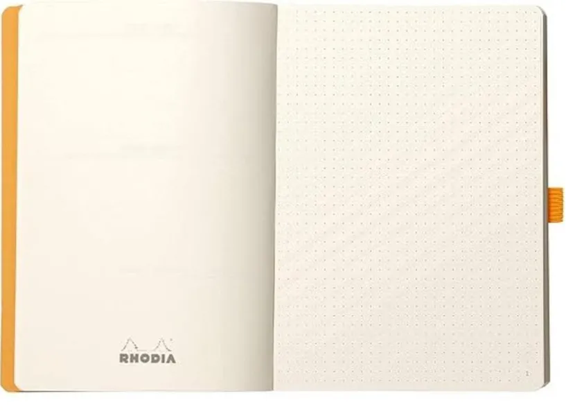 σημειωματάριο rhodia goalbook πορτοκαλί a5 120 φύλλα - Rhodia