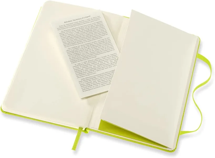 σημειωματάριο moleskine pocket ruled 9x14cm lemon hard cover - Moleskine