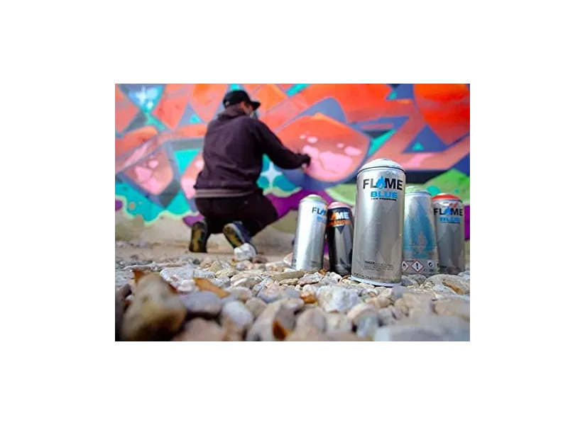 χρώμα σπρέυ graffiti flame 400ml fb900 pure white - Cosmoslack