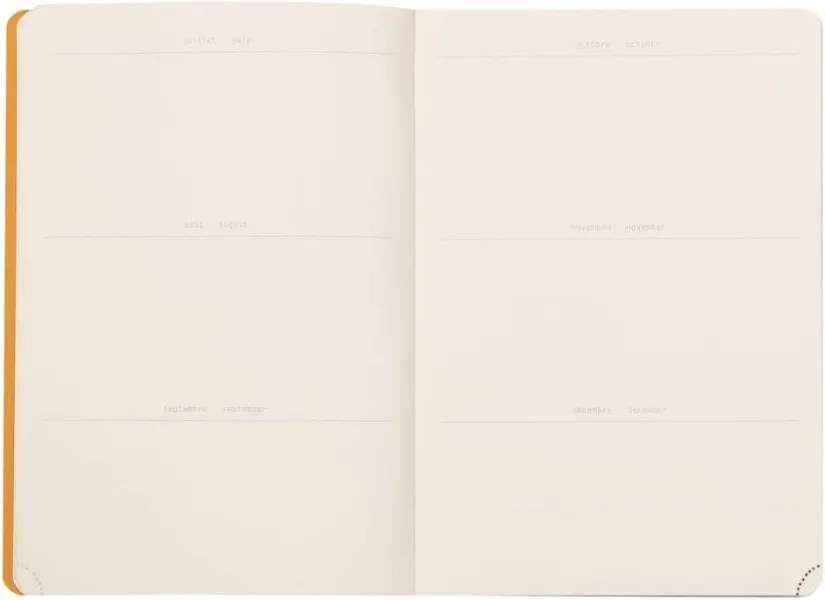 σημειωματάριο rhodia a5 perpetual planner-dotted saphir - Rhodia