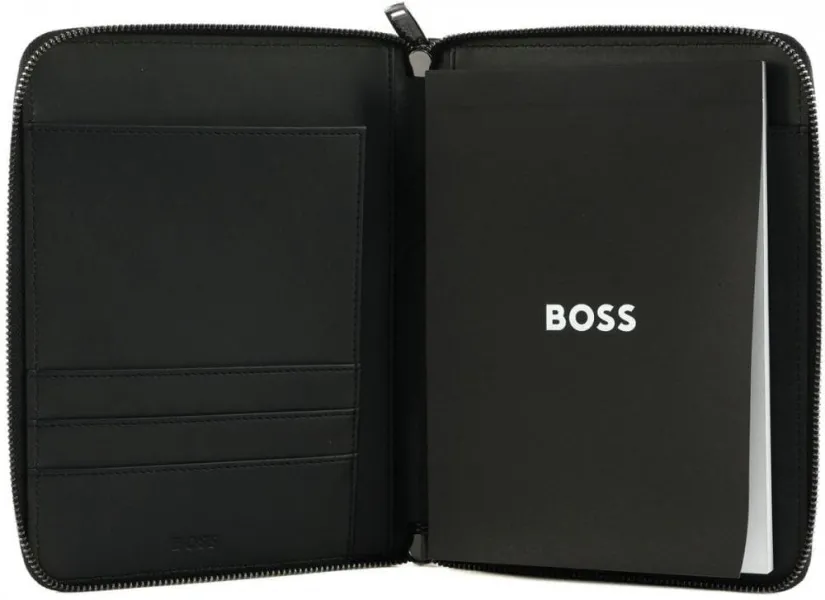 Ντοσιέ hugo boss a5 conference folder zip iconic black - Hugo boss