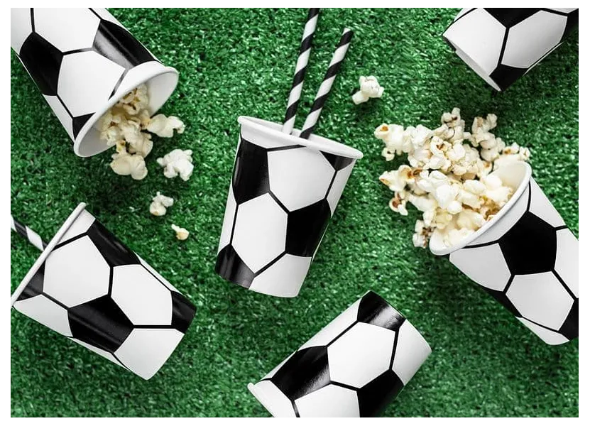 ποτήρια ποδόσφαιρο 220ml 6 τεμάχια - Partydeco