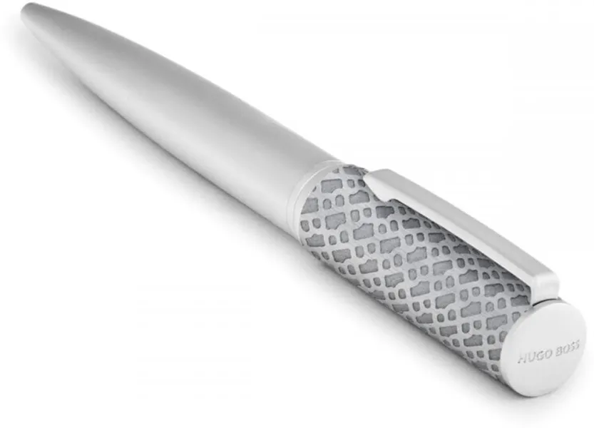 στυλό hugo boss arche monogram chrome ballpen - Hugo boss