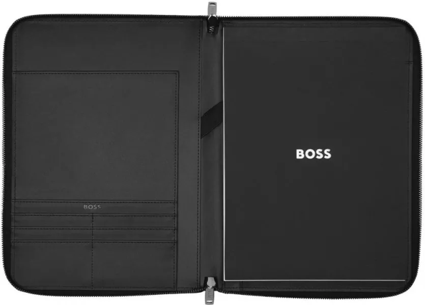 Ντοσιέ hugo boss a5 conference folder zip iconic black - Hugo boss