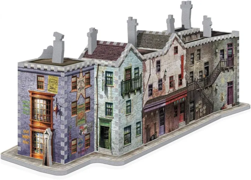 παζλ 3d wrebbit3d  - diagon alley  - (harry potter) 450 κομμάτια 14+ - Wrebbit3d