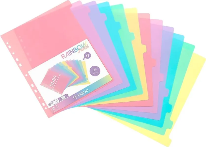 Διαχωριστικά viquel xl 12 θέματα pastel - Viquel