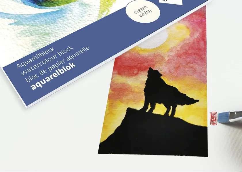Μπλοκ ακουαρέλλας kangaro 24x32cm 300gr 16 φύλλα - Kangaro