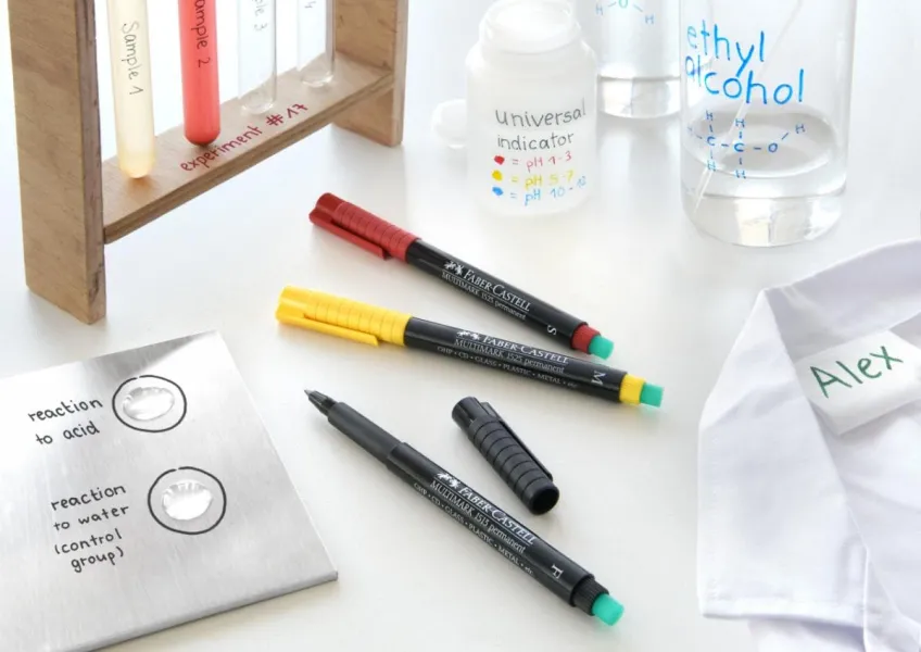 Μαρκαδόρος faber castell multimark s black - Faber castell