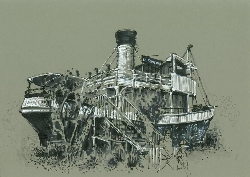 Μπλοκ σχεδίου clairefontaine mix media a5 paint on grey green 30 φύλλα - Clairefontaine