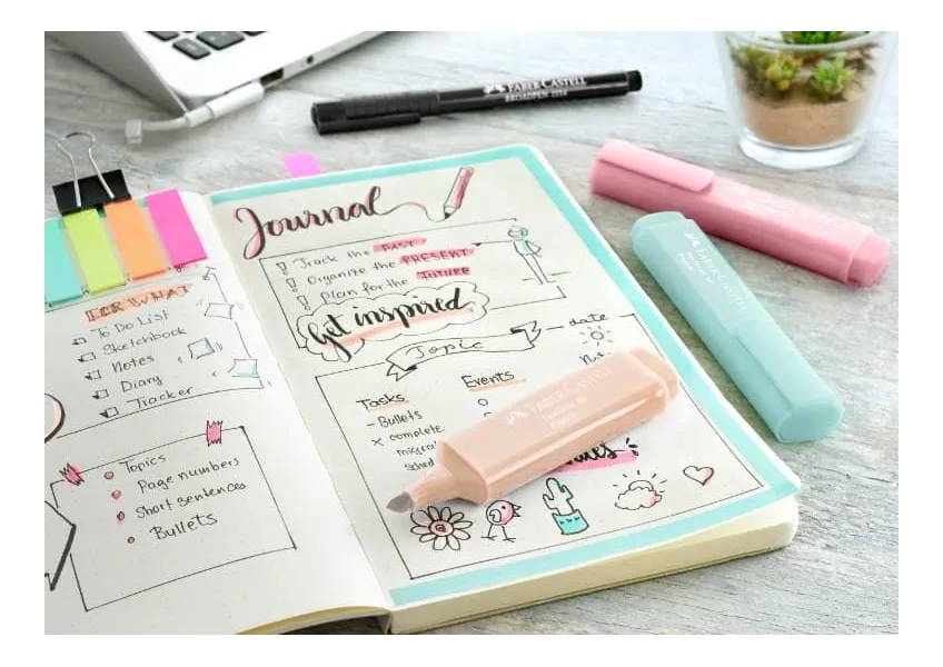 Μαρκαδόρος υπογράμμισης faber castell 1546 pink blush - Faber castell