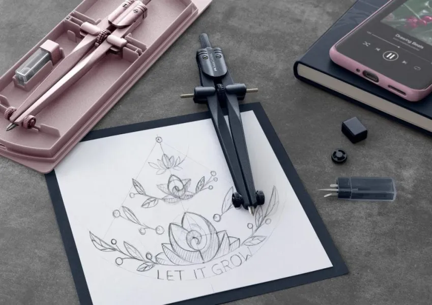 Διαβήτης faber castell με ροδέλα stream - Faber castell