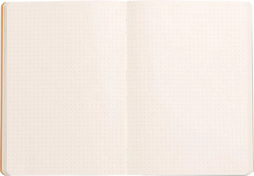 σημειωματάριο rhodia dotted α5 με λάστιχο silver - Rhodia