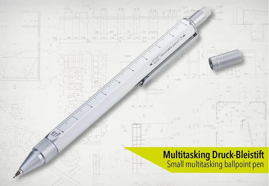 Μηχανικό μολύβι troika construction 0.7mm silver pip31/si - Troika
